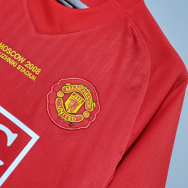 Cr7 2007/2008 Man United Home Retro shirt Short Sleeves : Thaï Quality - Pro Soccer Jersey