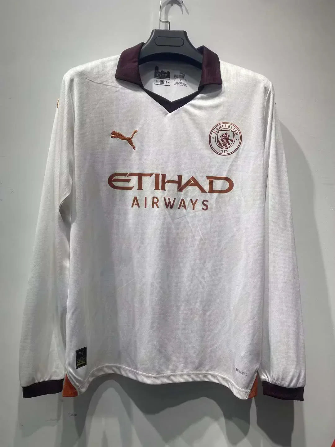 2023/2024 Man City Third away shirt Long Sleeves : Thaï Quality - Pro Soccer Jersey