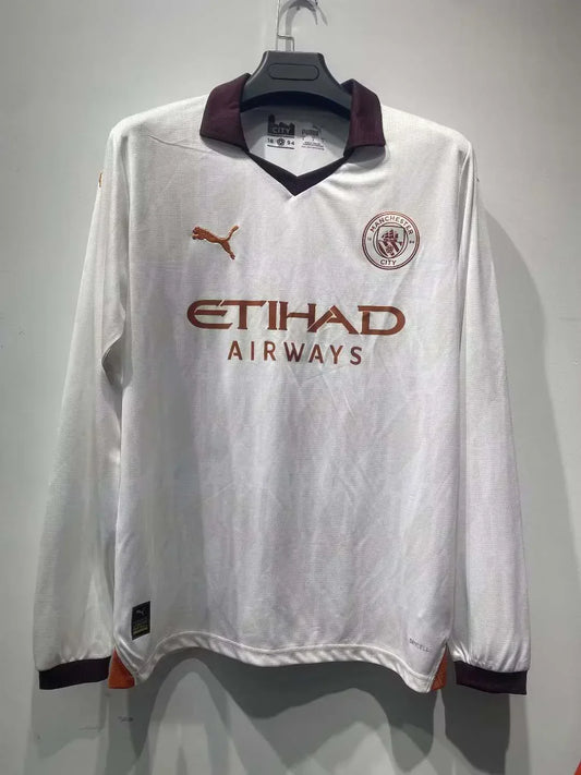 2023/2024 Man City Third away shirt Long Sleeves : Thaï Quality - Pro Soccer Jersey