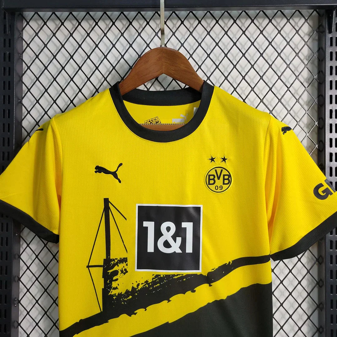 2023/2024 BVB Dortmund Home shirt Kids Size : Thaï Quality - Pro Soccer Jersey