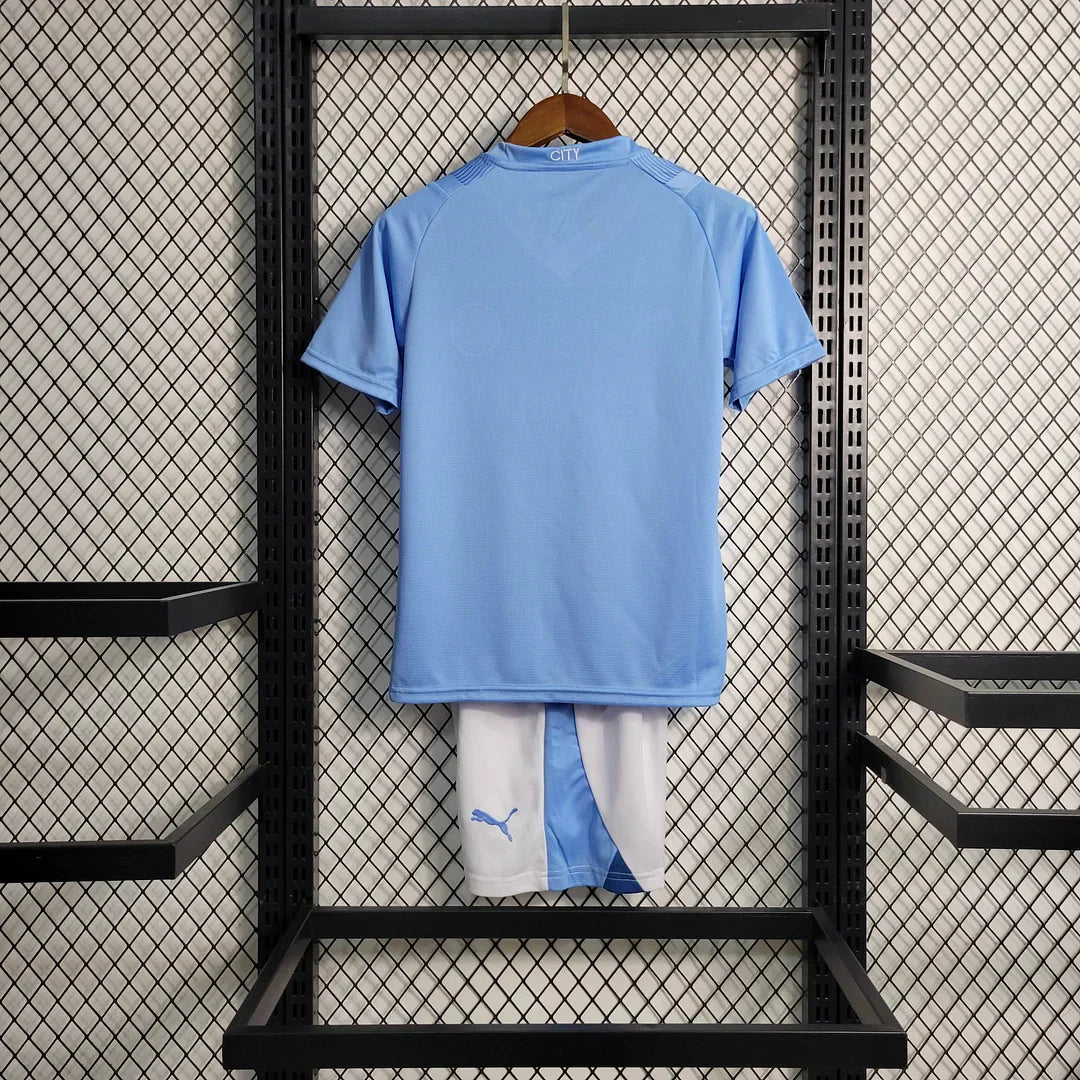 2023/2024 Man City Home Set Kids Size : Thaï Quality - Pro Soccer Jersey
