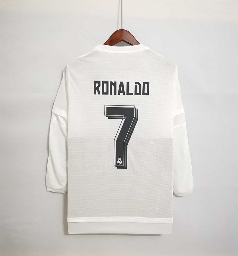 UEFA Champions League Final 2016 Real Madrid Retro shirt Long Sleeves : Thaï Quality - Pro Soccer Jersey