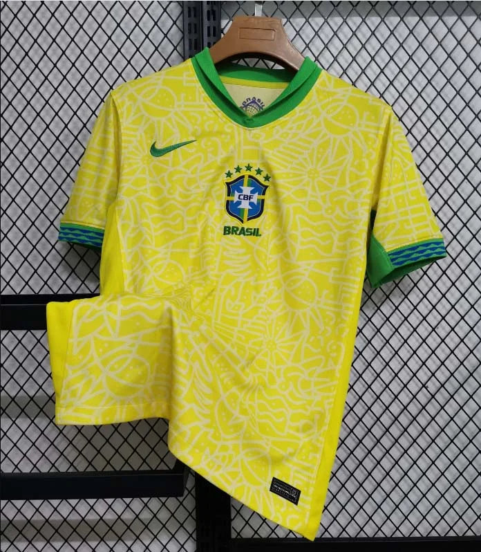 2024 Brazil Home shirt : Thaï Quality - Pro Soccer Jersey