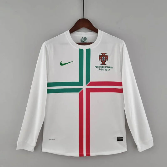 2012 UEFA Euro Portugal Retro away shirt Long Sleeves : Thaï Quality - Pro Soccer Jersey