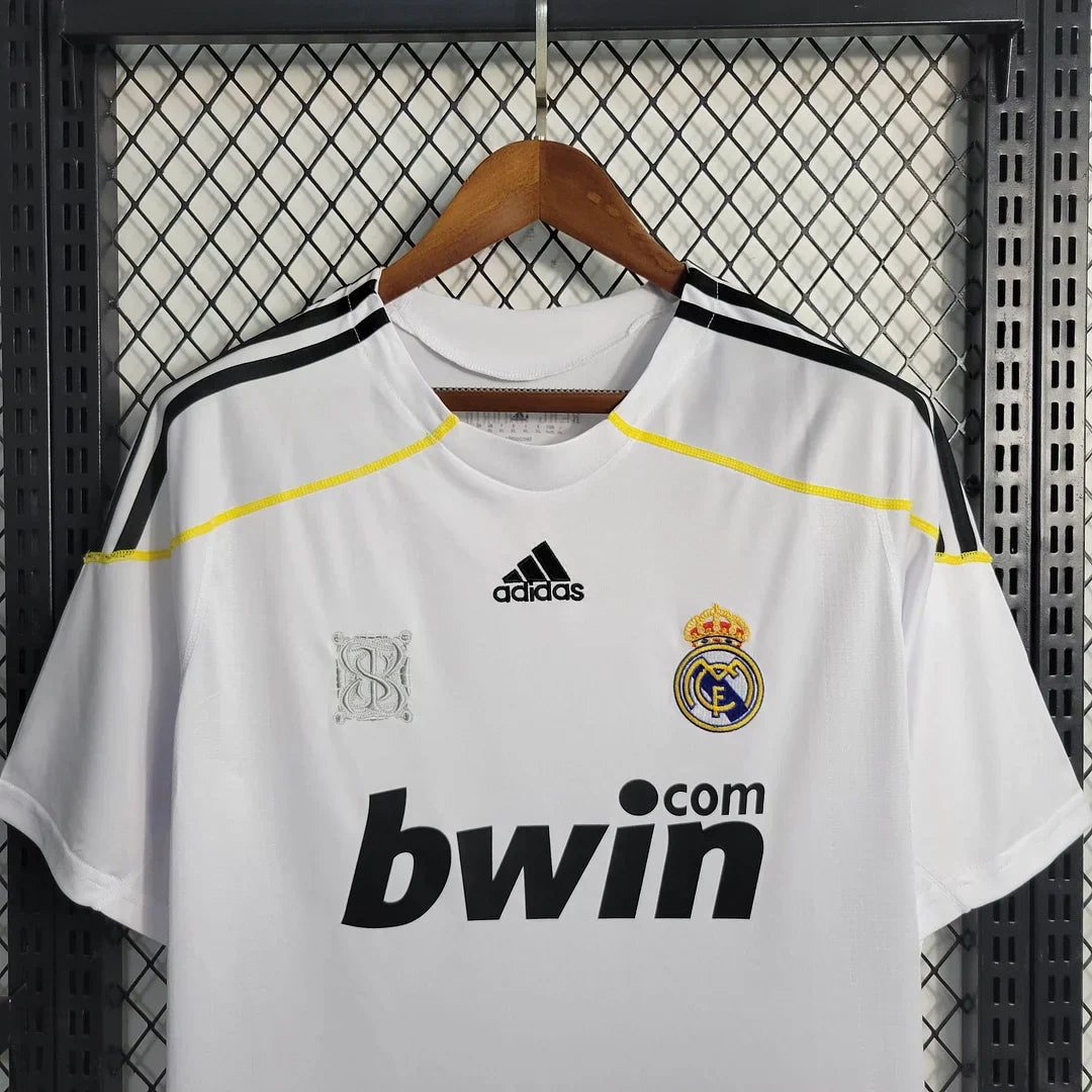 2009/2010 FC Real Madrid Retro Home shirt : Thaï Quality - Pro Soccer Jersey
