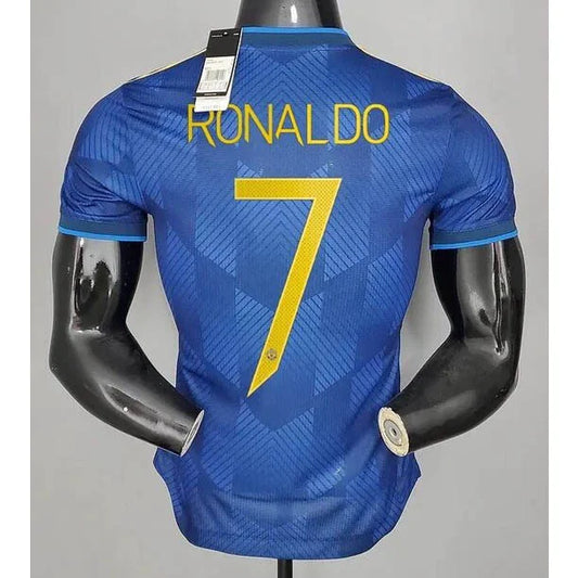 Cr7 2021/2022 Man United Retro away shirt Player Version : Thaï Quality - Pro Soccer Jersey