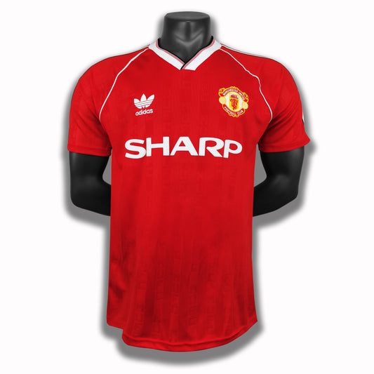 Man United Retro Home/Away shirt : Thaï Quality - Pro Soccer Jersey