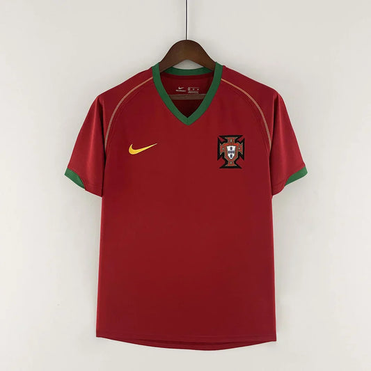 2006 FIFA World Cup Portugal Retro Home shirt : Thaï Quality - Pro Soccer Jersey