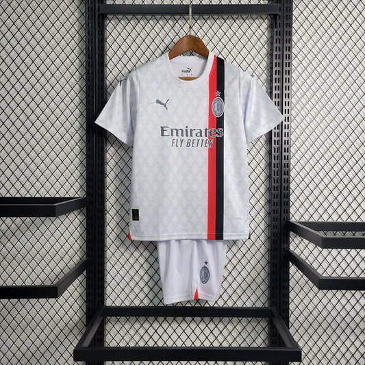 2023/2024 AC Milan away kit Kids Size : Thaï Quality - Pro Soccer Jersey